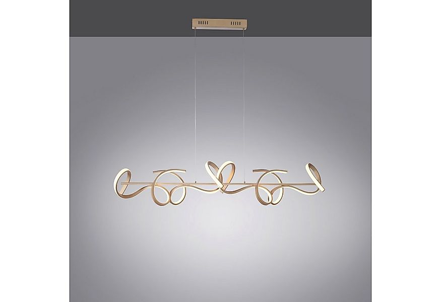 JUST LIGHT Pendelleuchte CURLS, LED fest integriert, Warmweiß, LED, dimmbar günstig online kaufen