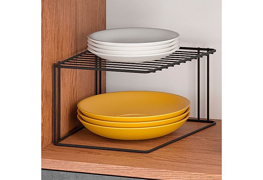 Gravidus Schrankeinsatz Eckschrankeinsatz Tellerregal Eckregal Küchenschran günstig online kaufen