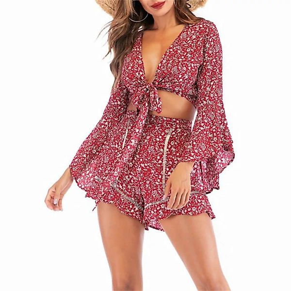 AFAZ New Trading UG Anzug Sexy Set mit weichen Sommer-Strandshorts mit Blum günstig online kaufen