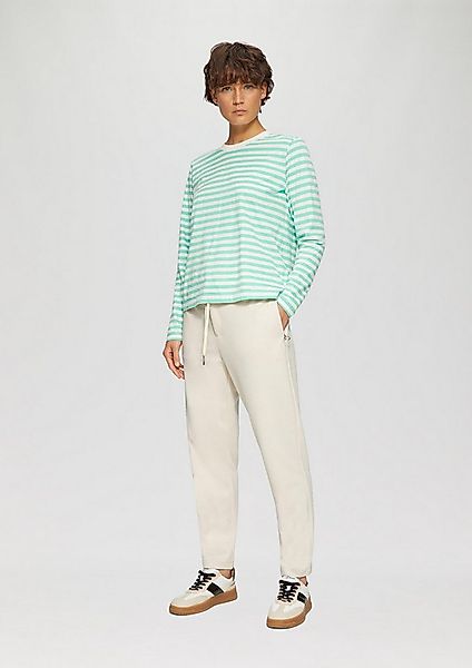s.Oliver Chinos Hose Jogpants aus Struktur-Jersey günstig online kaufen