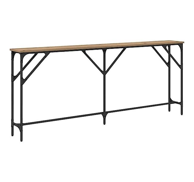 vidaXL Beistelltisch Konsolentisch Artisan-Eiche 180 x 23 x 75 cm (1-St) günstig online kaufen