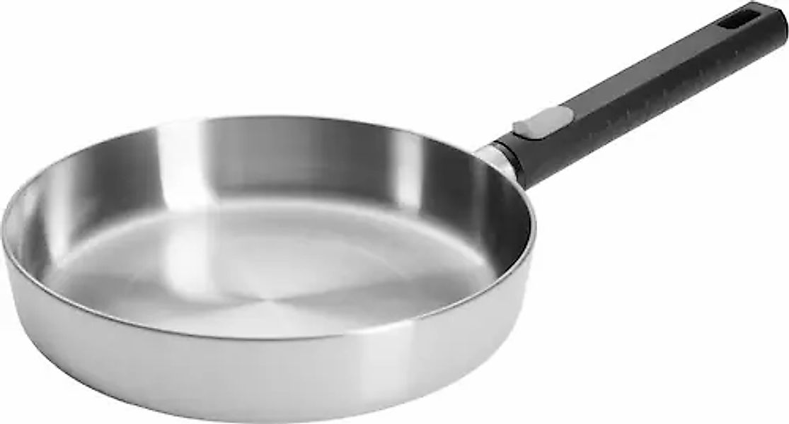 WOLL Bratpfanne »Logic Steel« Edelstahl 18/10 1 Stk. tlg. 5-Schicht-Aufbau günstig online kaufen