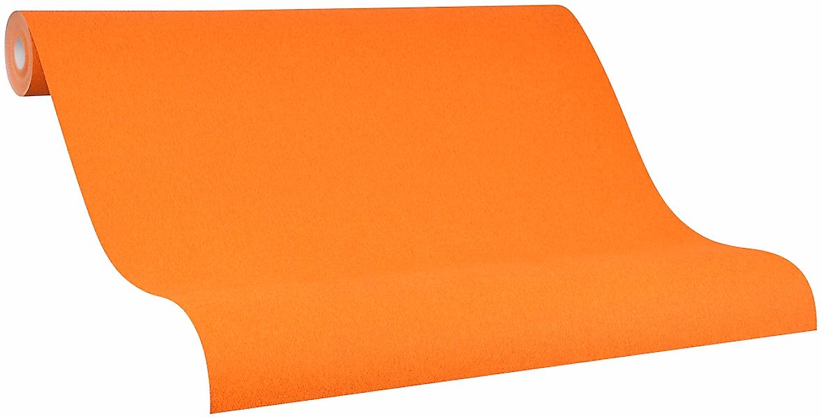 Marburg Vliestapete Platinum Uni Orange günstig online kaufen
