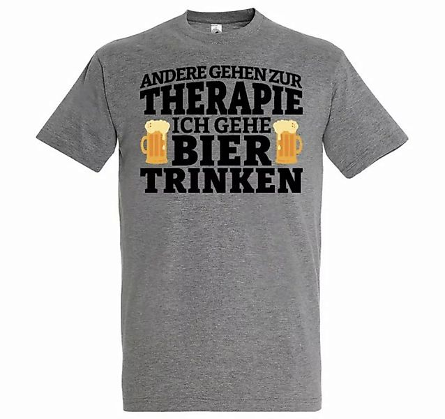 Youth Designz T-Shirt Bier Therapie Herren Shirt mit Lustigem Bier Spruch günstig online kaufen