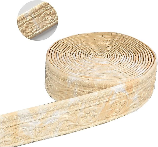 Kaket Bordüre 3D Stuckleisten Wand, Zierleisten günstig online kaufen
