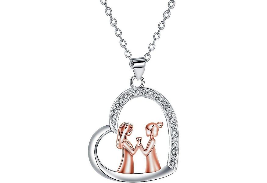 LuxusKollektion Kette und Anhänger Set Halskette 925 Sterling Silber Schwes günstig online kaufen