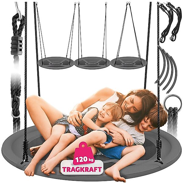 tectake Nestschaukel Teilerschaukel Swayer, höhenverstellbar, 120 günstig online kaufen