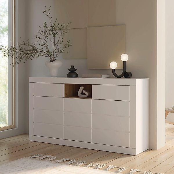 FORTE Sideboard "Breite 170,7, Höhe 93,5cm", Sideboard, viel Platz, Push to günstig online kaufen