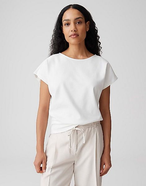 OPUS Kurzarmshirt Suschel aus Jersey mit lockerer Passform weich fließender günstig online kaufen