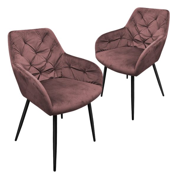 HOMELUX Esszimmerstuhl Polsterstühle 2/4 Stuhlset Moderner günstig online kaufen