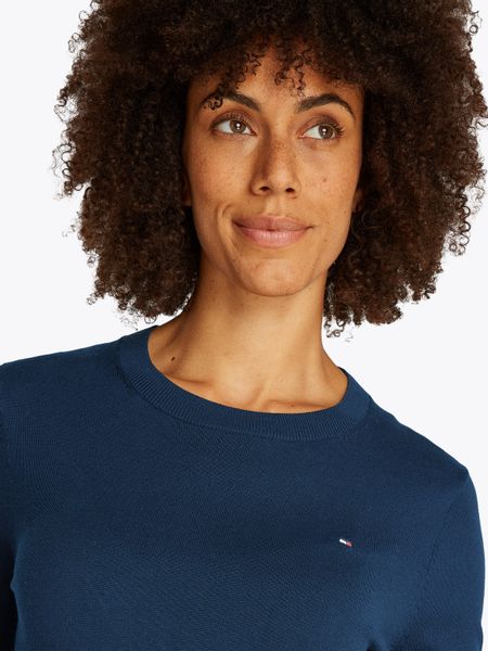 Tommy Hilfiger Rundhalspullover CO JERSEY STITCH günstig online kaufen