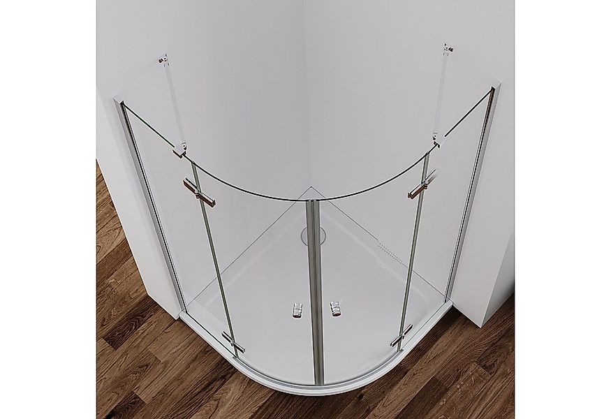 IMPTS Runddusche Duschkabine Viertelkreis Runddusche Duschabtrennung Halbru günstig online kaufen
