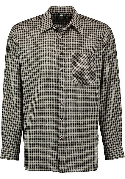 OS Trachten Outdoorhemd Spemet Herren Langarmhemd mit aufgesetzter Tasche günstig online kaufen