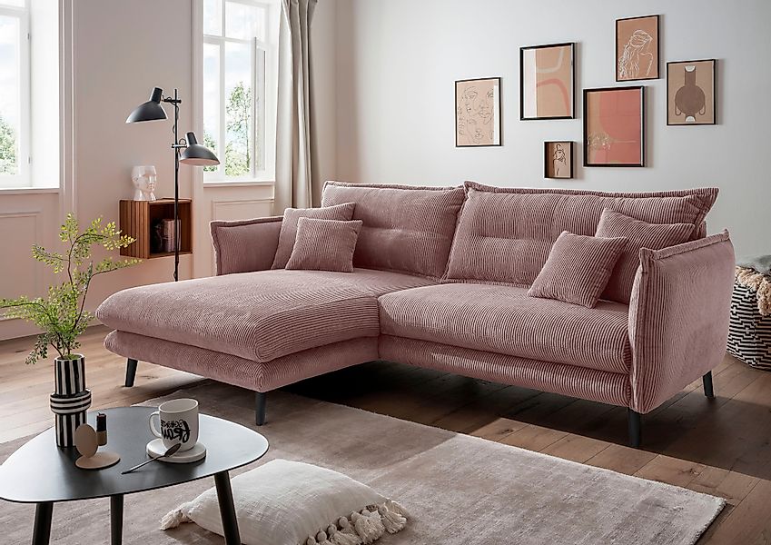 INOSIGN Ecksofa Lazio modernes Design, bequem, günstig online kaufen