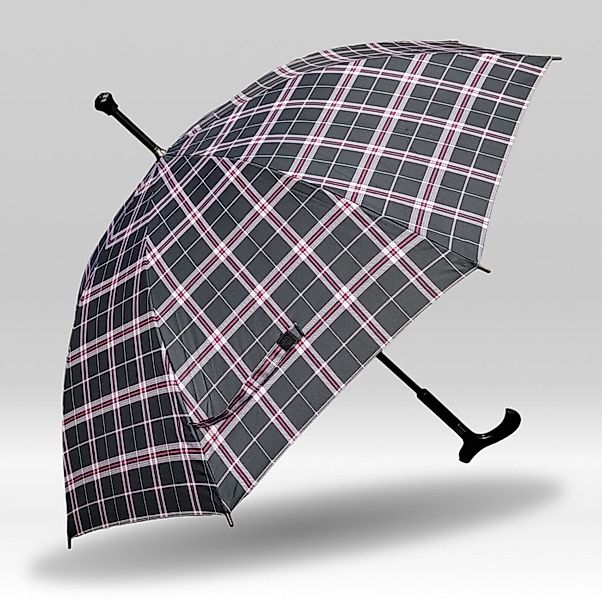 Dr. Neuser Stockregenschirm Regenschirm Gehstock Fritzgriff mit Gummipuffer günstig online kaufen