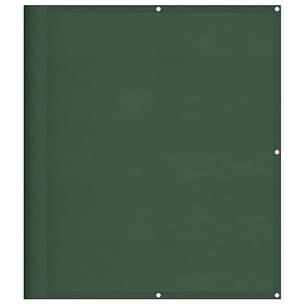 vidaXL Balkon-Sichtschutz Dunkelgrün 120x800 cm 100 % Polyester-Oxford 4000 günstig online kaufen