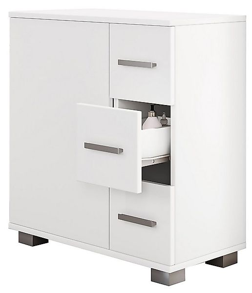 VCM Midischrank Holz Badmöbel Midischrank Bad Schublade Zalo günstig online kaufen