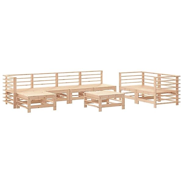 vidaXL 8-Tlg Garten-Lounge-Set Massivholz Kiefer 3186578 günstig online kaufen