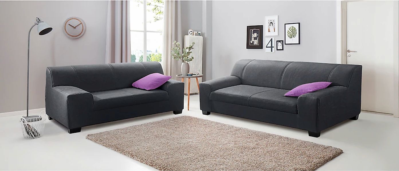 DOMO collection Polstergarnitur "Amando zeitlos und modern, komfortabel" Sp günstig online kaufen