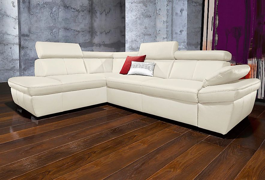exxpo - sofa fashion Ecksofa "Salerno, Funktionssofa, hoher Sitzkomfort, Br günstig online kaufen