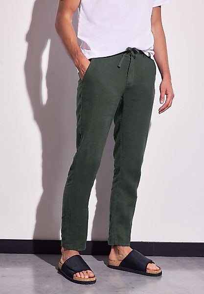 STREET ONE MEN Chinohose, Elastikbund mit Tunnelzug günstig online kaufen