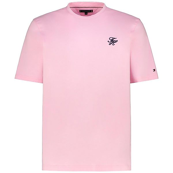 Tommy Hilfiger T-Shirt aus merzerisierter Baumwolle Farbe rosa Größe: 5XL günstig online kaufen