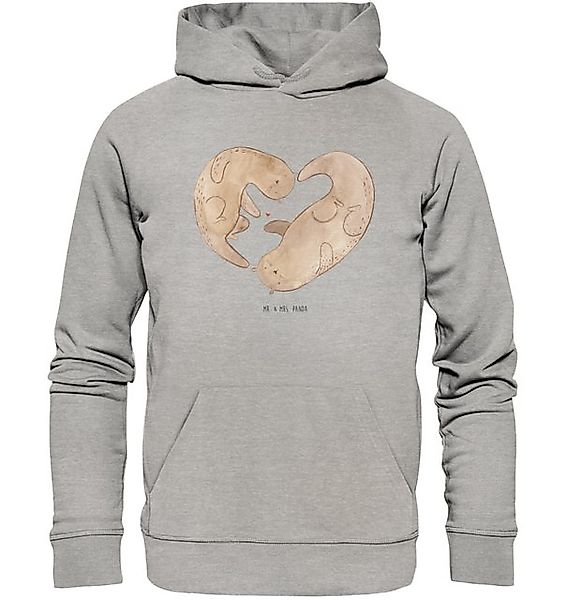 Mr. & Mrs. Panda Hoodie Größe XL Otter Valentine - Heather Grey - Geschenk, günstig online kaufen