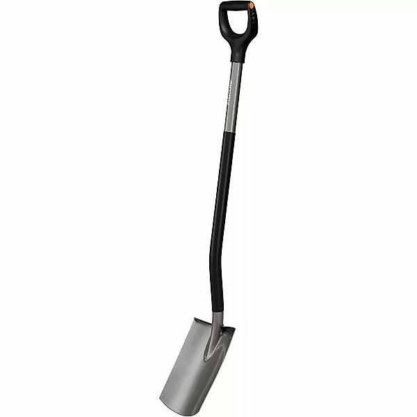 Fiskars Gärtnerspaten Rund Orange-Schwarz günstig online kaufen
