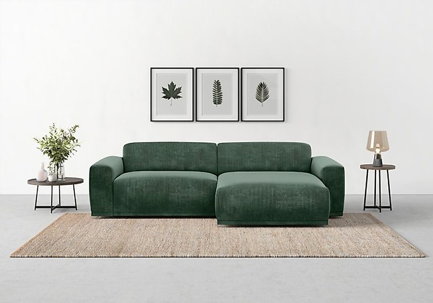 TRENDMANUFAKTUR Ecksofa »Braga, mit hochwertigem Kaltschaum, L-Form, in Cor günstig online kaufen
