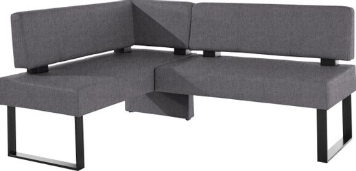 Home affaire Eckbank Oliver mit Metallgestell, günstig online kaufen