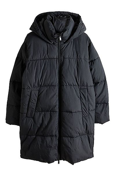 The Set Steppmantel The Set Langer, wattierter Mantel mit Kapuze (1-tlg) günstig online kaufen