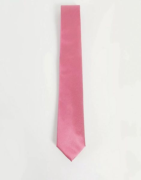 Gianni Feraud – Einfarbige Krawatte aus Satin-Rot günstig online kaufen