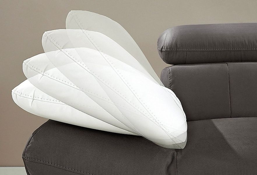 INOSIGN Ecksofa Solution L-Form, mit Arm- & Kopfteilverstellung, wahlweise günstig online kaufen