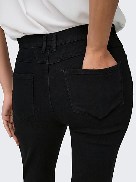 ONLY Bootcut-Jeans "ONLRAIN MID FRONT YOKE FLARED DNM BOX X" günstig online kaufen