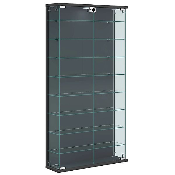 ebuy24 RelasL Vitrinenschrank Wandhängend 2 Türen Anthrazit günstig online kaufen