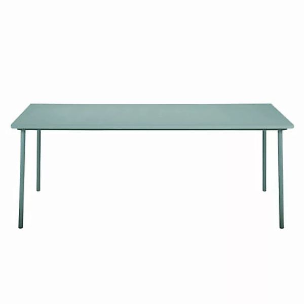 rechteckiger Tisch Patio metall grün / Edelstahl - 240 x 100 cm - Tolix - G günstig online kaufen