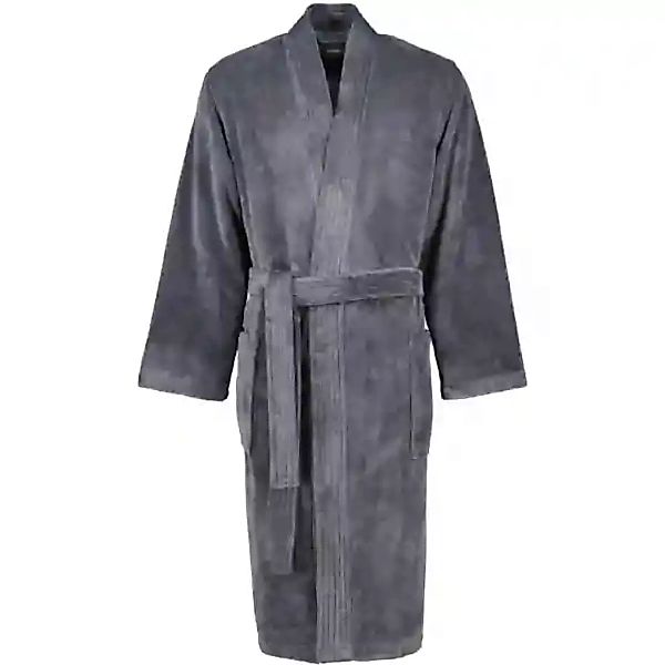 Cawö Home Herren Bademantel Kimono 800 - Farbe: anthrazit - 71 (807) - M günstig online kaufen
