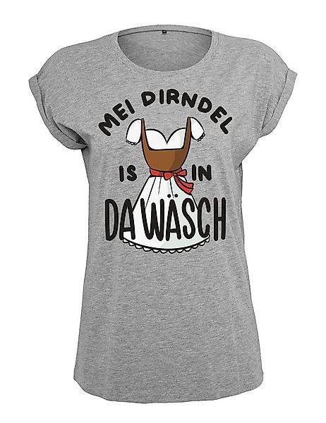 Youth Designz Print-Shirt "Dirndl in da Wäsch" Damen T-Shirt Statement Gesc günstig online kaufen