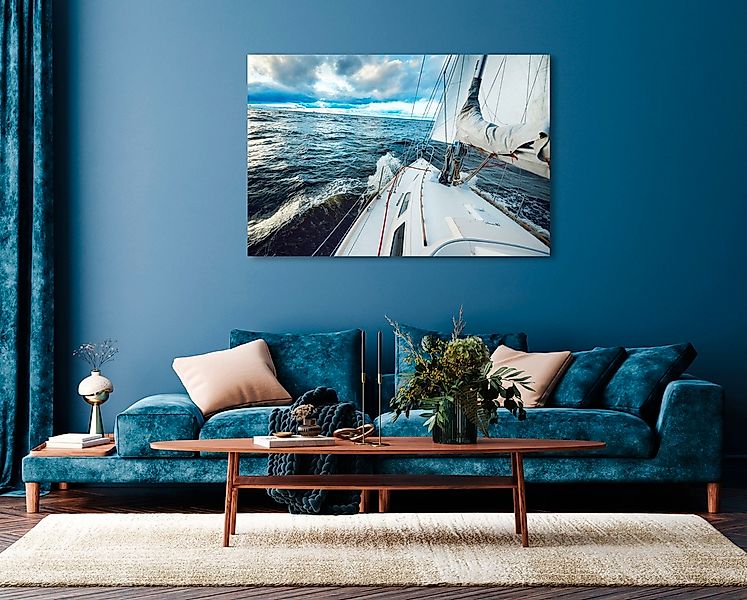 queence Acrylglasbild "Enyalo", Himmel-Meer-Sport-Schiffe-Meer Bilder, (1 S günstig online kaufen