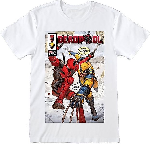 Deadpool T-Shirt Comic Book Cover T-Shirt günstig online kaufen