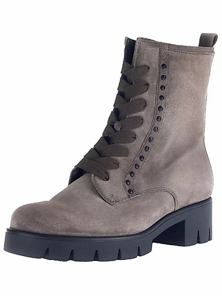 Gabor Schnürstiefelette "Gabor Stiefelette Veloursleder" günstig online kaufen