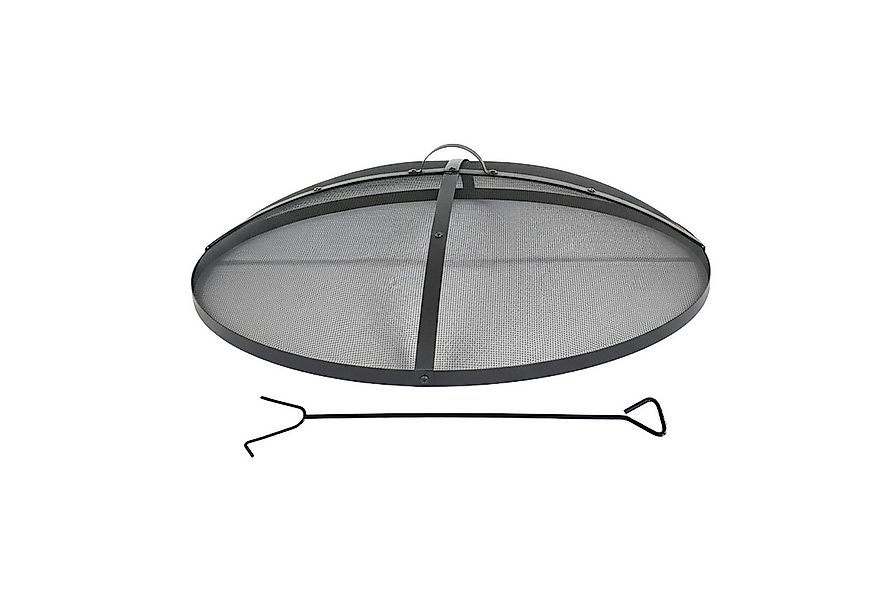 relaxdays Funkenschutzgitter Funkenschutz für Feuerschale, 90 cm günstig online kaufen