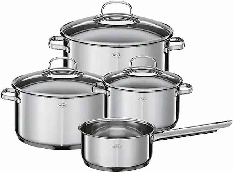 RÖSLE Topf-Set »ELEGANCE« Set, 7 Stk. tlg. Edelstahl 18/10 günstig online kaufen