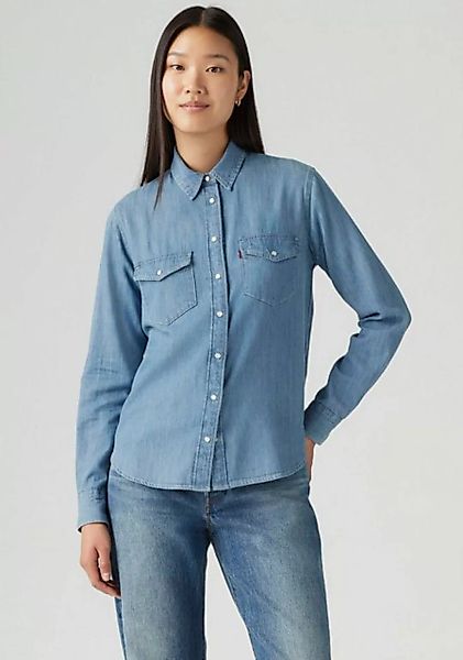 Levi's® Jeansbluse ESSENTIAL WESTERN mit Brusttaschen mit Druckknöpfen günstig online kaufen