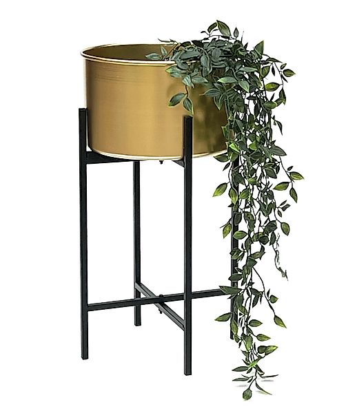 DanDiBo Blumenhocker mit Topf Gold Metall günstig online kaufen