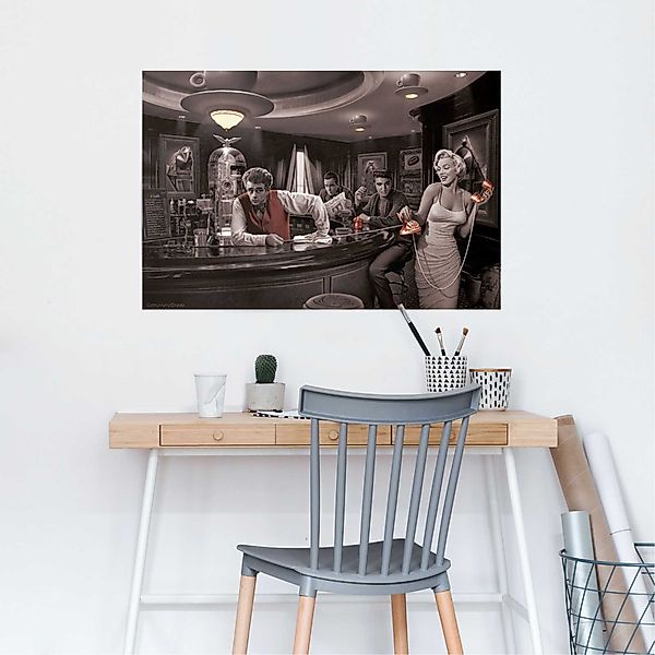 Reinders Poster "Java Dreams Monroe, Dean, Presley, Bogart" 1 Stk. tlg. günstig online kaufen