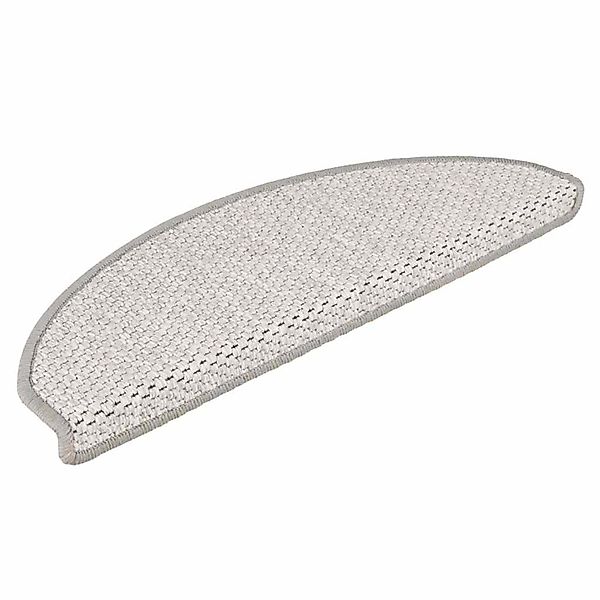 vidaXL Stufenmatten Selbstklebend Sisal-Optik 30Stk 65x21x4cm Platina 33658 günstig online kaufen