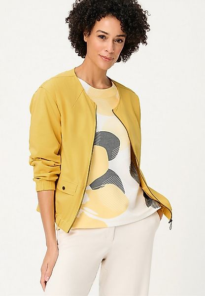 Olsen Kurzblazer Jacke mit Reißverschluss und Pattentaschen günstig online kaufen