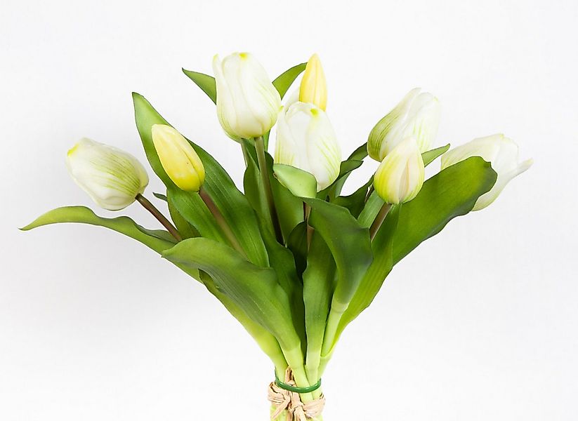 Kunstblume Tulpenbund Nature Real Touch 32x26cm mit 10 Blüten LM künstliche günstig online kaufen