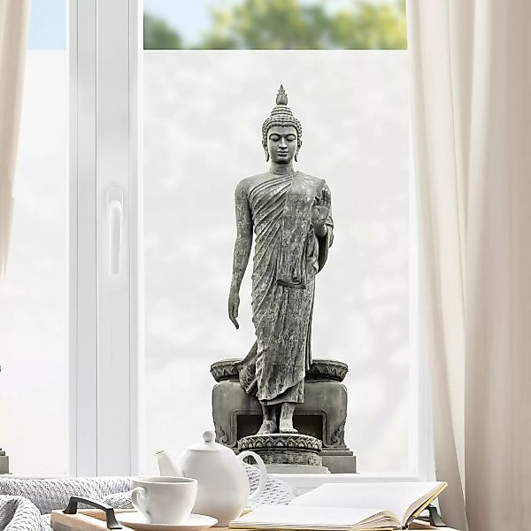 Fensterfolie Buddha Statue günstig online kaufen
